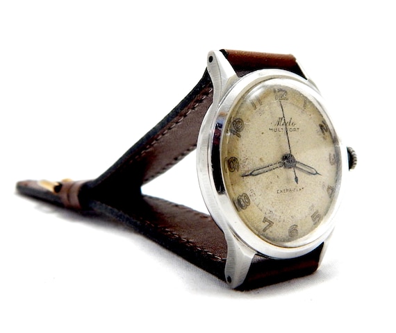 Vintage Watch, Watch Mido, MIDO Multifort, Extra Flat… - Gem