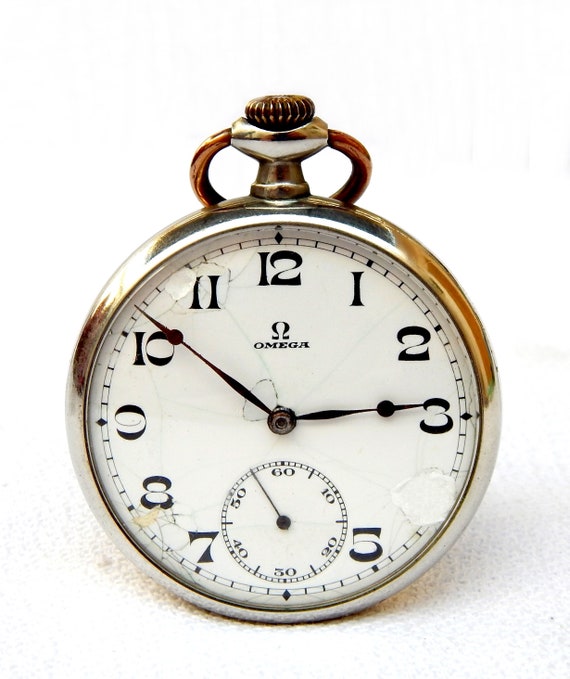 Antique Pocket OMEGA Open Face Hand Winding Cal 40.6L T1 Case Stainless Steel 49mm Circa 1930 Working Gift Anniversary Birthday Unisex Etsy Canada