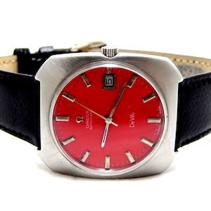 Watch OMEGA, Omega Automatic, Omega DeVille, Self Winding, Square Case Stainless Steel, Circa 1970, 36mm, Gift Birthday, Watch Unisex VaN