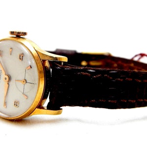 Vintage Watch, Watch INVICTA, Hand Winding, Style Art Deco, Case Gold Plated, Circa 1960, 22mm, Watch Lady, Gift Birthday, Anniversary VaN