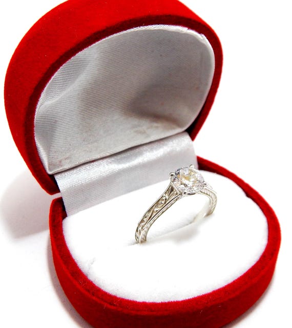 Ring Solid Silver, Faceted Brilliant, Designer Je… - image 6