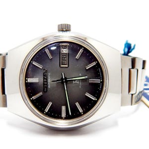 Vintage Watch, Watch CITIZEN, Watch Automatic, Self Winding, Case Stainless Steel, 33mm x 38mm, 1970c, Working, Gift Birthday, Watch Working