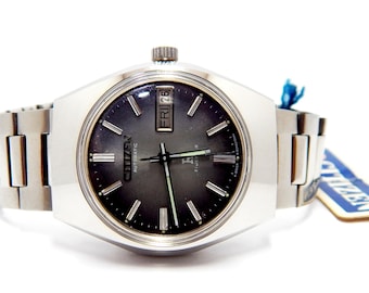 Vintage Watch, Watch CITIZEN, Watch Automatic, Self Winding, Case Stainless Steel, 33mm x 38mm, 1970c, Working, Gift Birthday, Watch Working