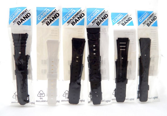 Lot 6 Band Casio, Replacement Band Casio, Band Ca… - image 1