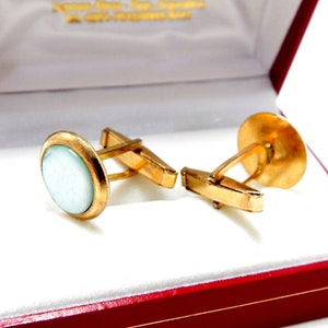 Vintage Cufflinks,  Cufflinks Shirt, Cufflinks Gold, Cuff Link, Gold Filled, Circa 1950, Luxury Jewel, Gift Birthday, Anniversary, Gift