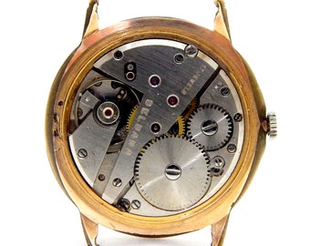 10200円 中古 ☆ 18K刻印 DELBANA 手巻き （ジャンク扱い）： WA