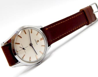 Reloj OMEGA Geneve, Cuerda Manual, Referencia 2750, 15 Joyas, Calibre 30T2, Caja de Acero, 35 mm, Regalo de Cumpleaños, Regalo de Aniversario, Reloj Funcional