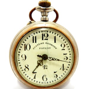 Roskopf Pocket Watch - Etsy