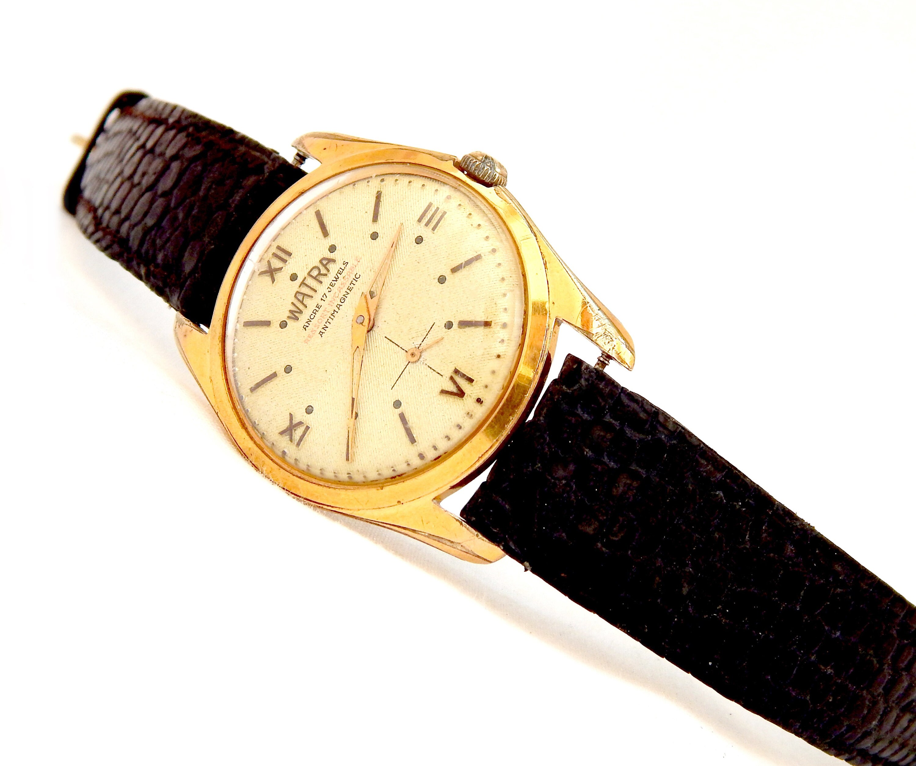 Reloj Vintage WATRA Classic Art D co Cuerda Manual 1960c Caja