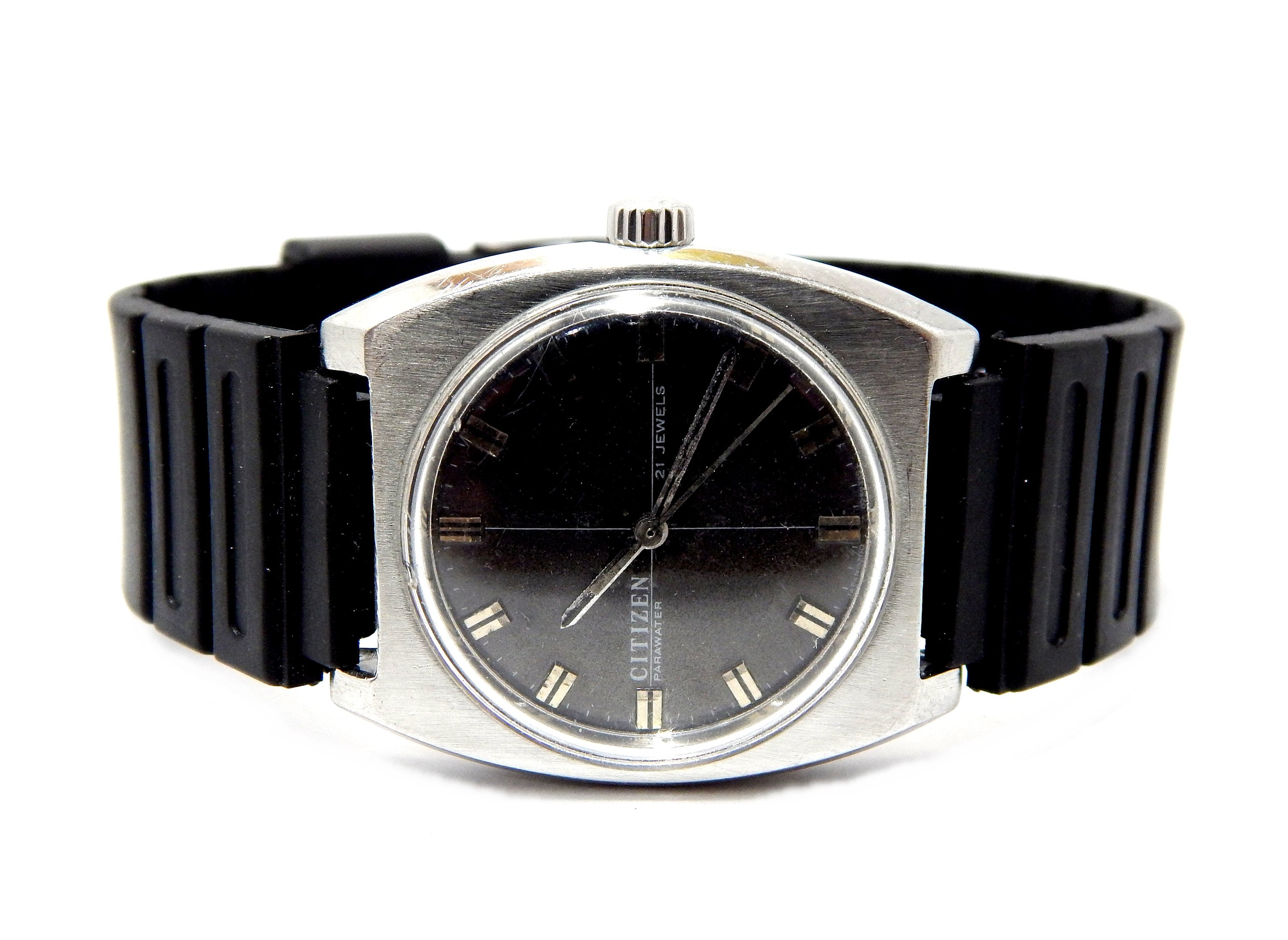 Watch CITIZEN Parawater, Hand Winding, 21 Jewels, Case Steel, 34mm