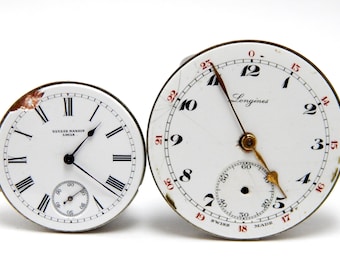 Pockets Watches, Movement LONGINES, Movement ULYSSE NARDIN, Hand Winding, Watchmakers, Hobbyists, Reseller, To Restore Parts