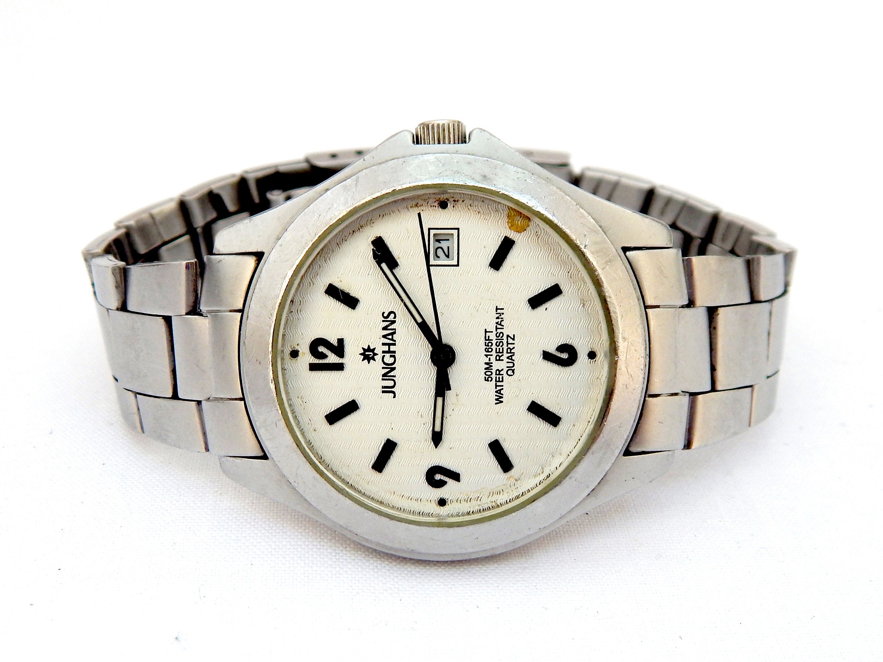 Reloj junghans all stainless steel clearance
