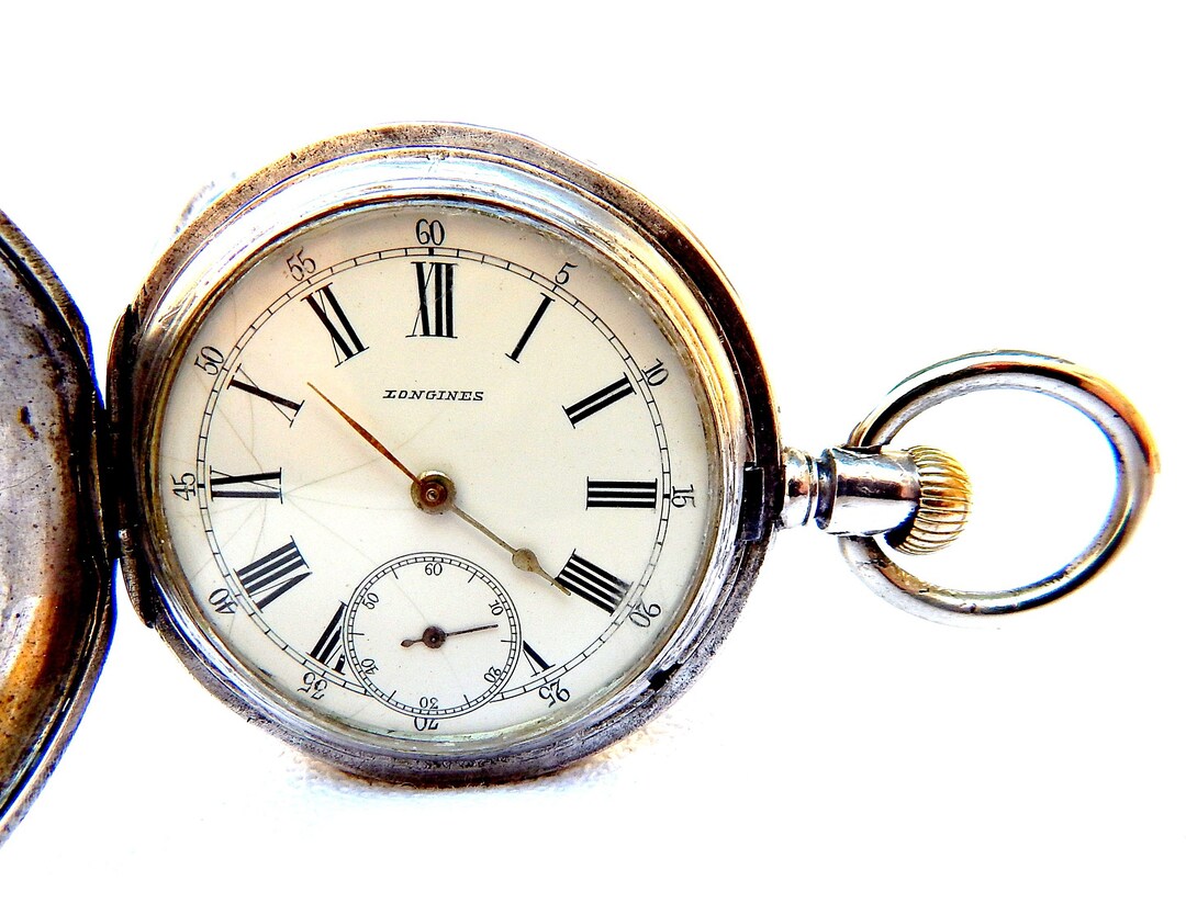 Antique LONGINES Pocket Watch Hunter Circa 1889 With 130 - Etsy