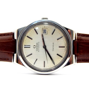 Watch OMEGA Geneve, Omega Automatic, Ref 166.0173, Case Steel, 36mm, Watch Unisex, Gift Birthday, Gift Anniversary, Gift, Watch Working, Rep