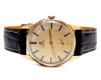 Reloj Vintage, OMEGA Geneve, Reloj Omega, Cuerda Manual, Calibre 269, Caja Chapada en Oro, 35mm, 1962c, Regalo Cumpleaños, Aniversario, Reloj Unisex