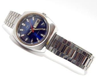 Montre Royce Automatique Suisse Vintage - Boîtier Doré, Cadran Blanc, Date - Manque La Couronne/remontoir