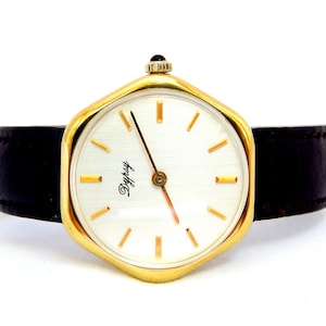 Vintage Watch, Watch DYPSY, Hand Winding, Style Art Deco, Case Gold Plated, 1970c, 28mm,  Watch Lady, Gift Birthday, Anniversary,  VaN