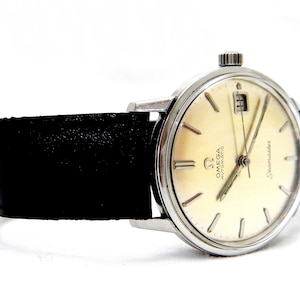 Vintage Watch, Watch OMEGA, Omega Seamaster, Watch Automatic, 1960c, Ref. 166.002, Case Stainless Steel, 35mm, Gift Birthday,  VaN