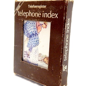 アンティーク電話帳、ミニガイド、電話帳、ヴィンテージ電話帳、1960 