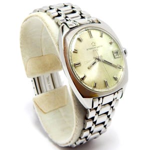 Reloj ETERNA-MATIC 1000, Automático Brevete, Ref. 110T, Calibre 1489K, 21 rubíes, Caja de acero, 35 mm, Regalo de cumpleaños, Unisex, Reloj en funcionamiento