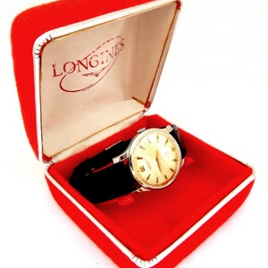 Vintage Watch, Watch LONGINES, Ref 7117-1, Hand Winding, Case Stainless Steel, 35mm, Circa 1950, Gift Birthday, Anniversary, Watch Working