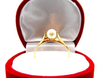Vintage Ring Gold 18kt, Style Art Deco, Ring Unisex, Size US 10.5, Weighs 1.4 Gr, Gift Birthday, Gift Anniversary, Wedding, Graduation, rep2