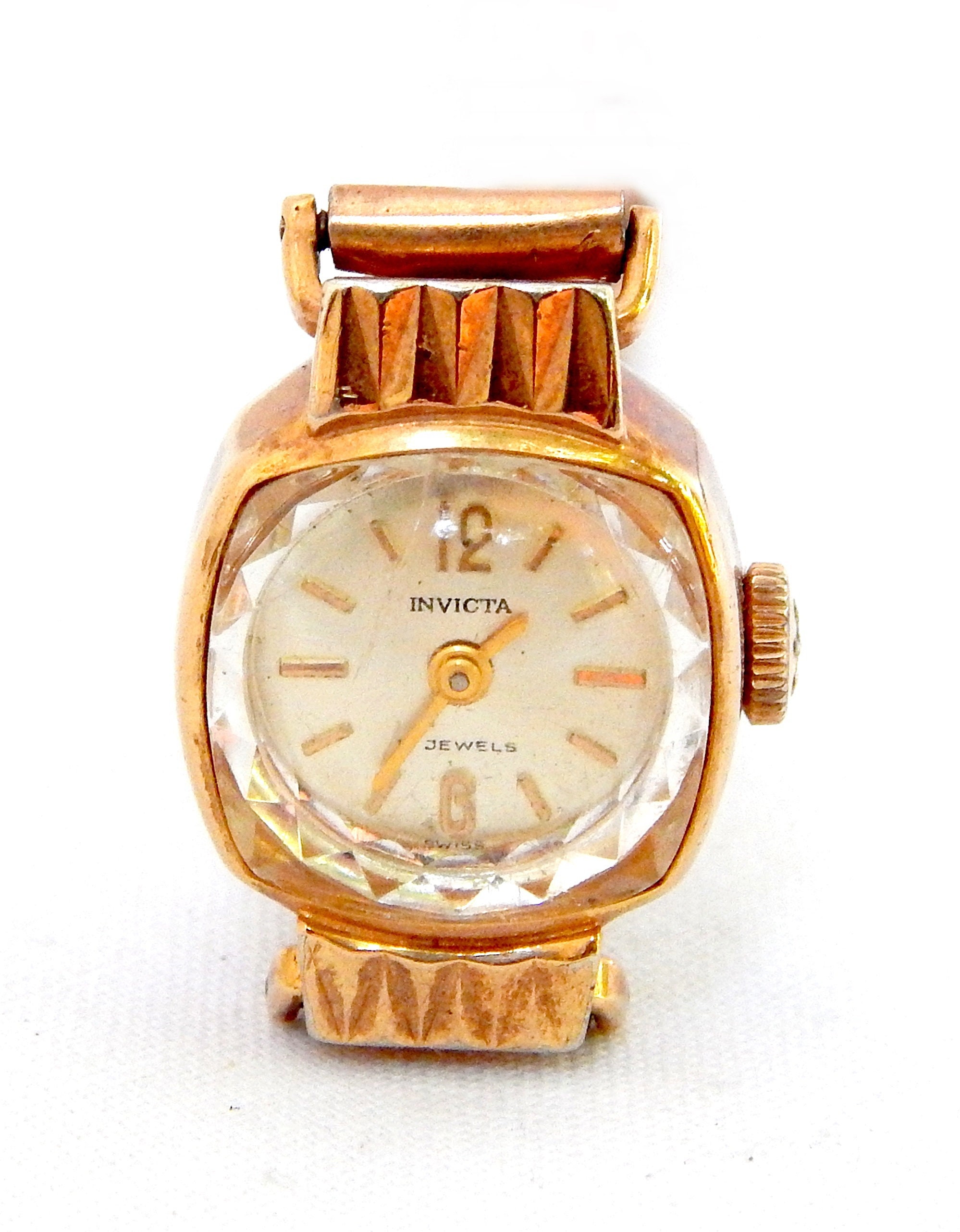 Vintage Watch Watch INVICTA Hand Winding Style Art Deco - Etsy