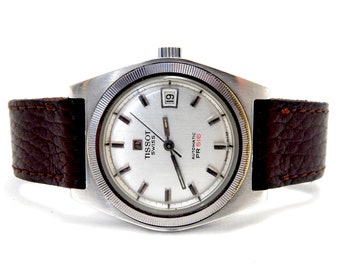 Vintage Watch, Watch TISSOT, Watch Automatic, Tissot PR516, Case Stainless Steel, 36mm, Watch Men, Circa 1970, Gift Birthday, Watch Unisex