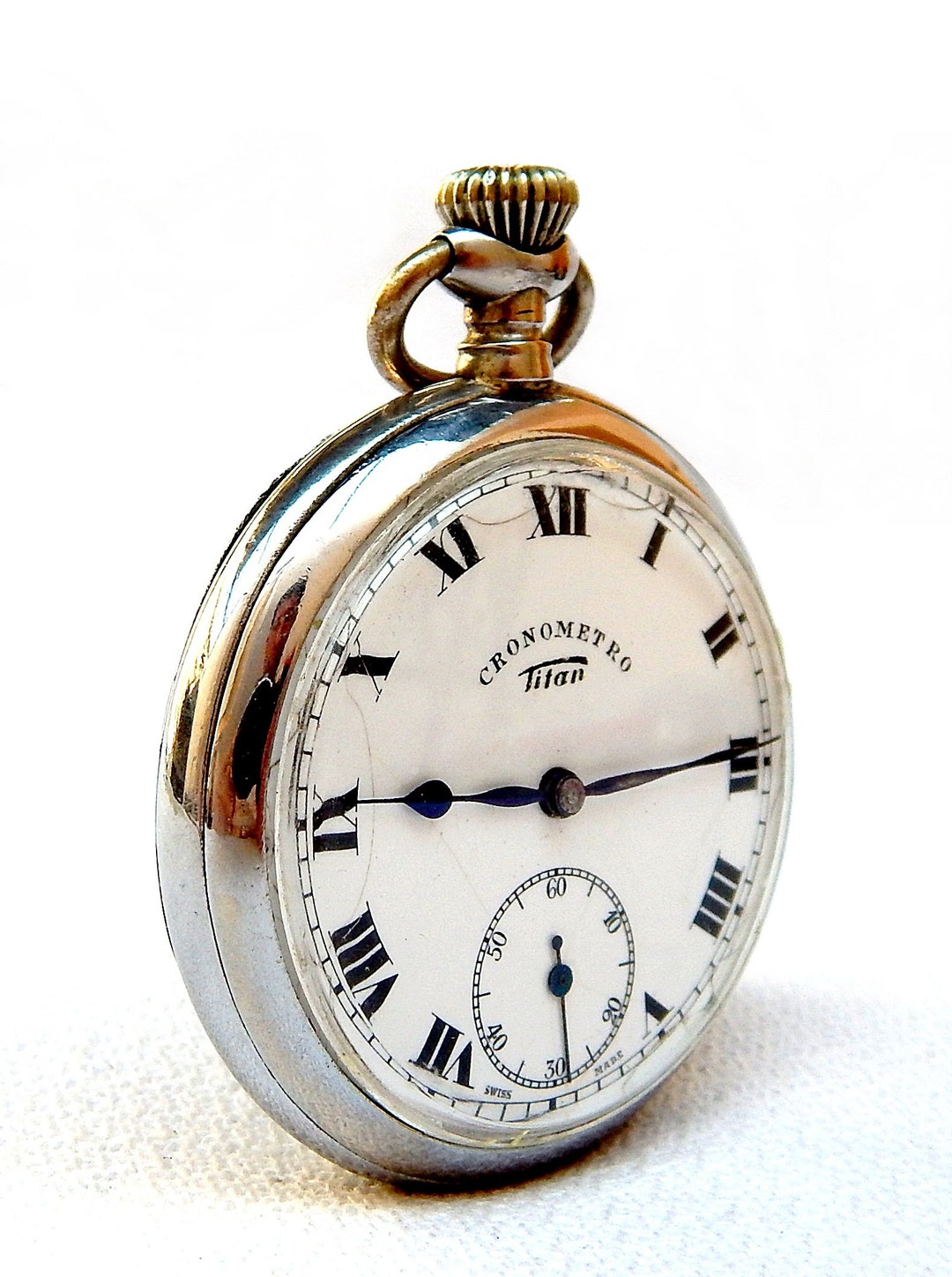 Buy Antique Pocket Watch Cronometro TITAN Corona Open Face