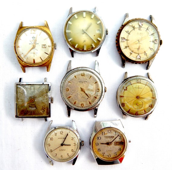Antiguos Lote 8 Reloj Vintage Pulsera - Etsy México