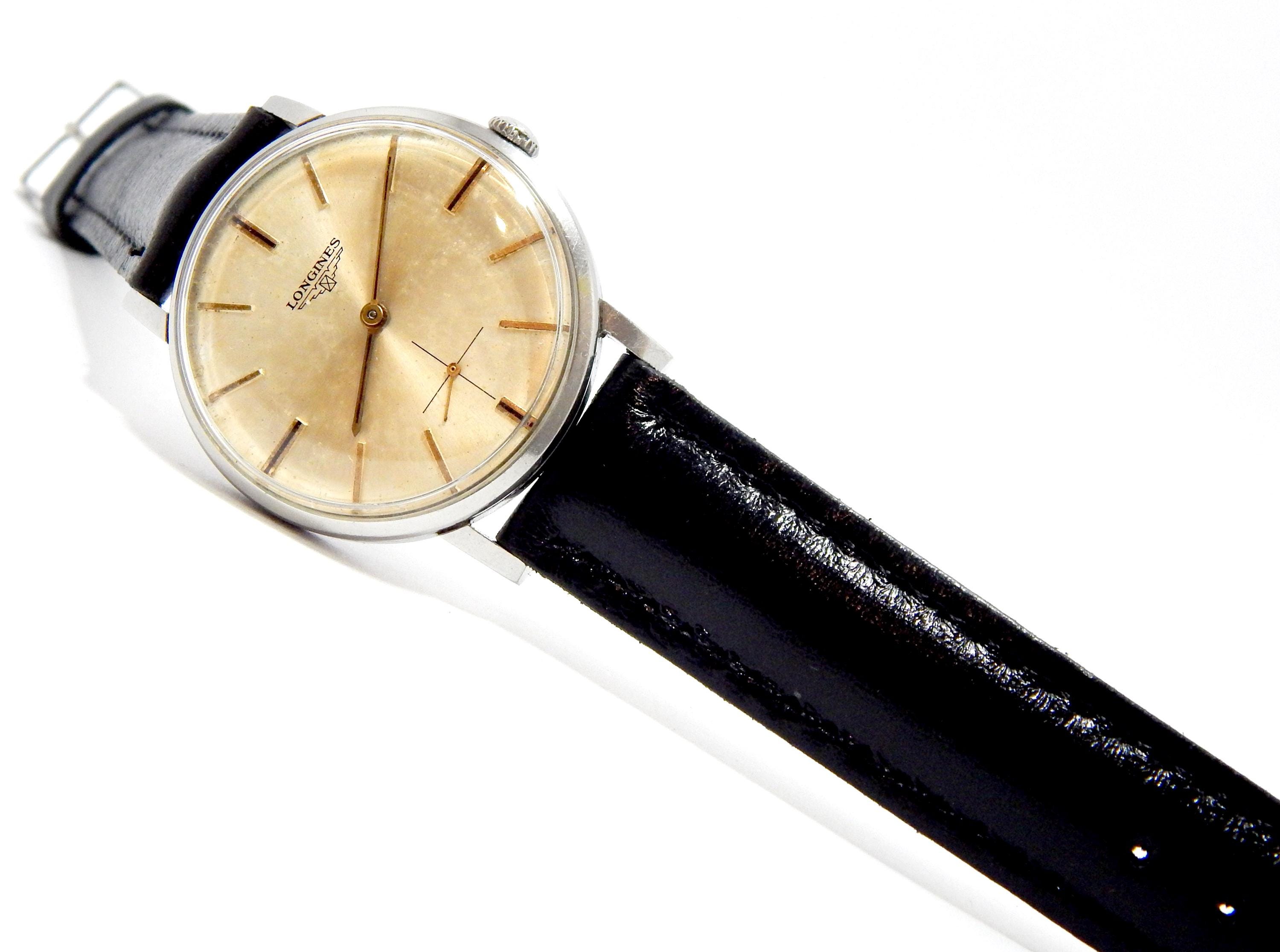 Vintage Watch LONGINES, Ref 8903-2, Hand winding, Case Stainless Steel, 35mm, 1950c, Gift Birthday, Anniversary, Gift Watch, Watch Working