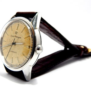 Vintage Watch, GIRARD PERREGAUX, Watch Gyromatic, Watch Automatic, Wrist Watch, Case Steel, 34mm, Gift Birthday, Anniversary, Watch Working