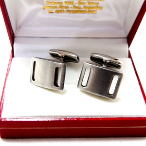 Vintage Cufflinks, Cufflinks Shirt, Cufflinks Steel, Cuff Link, Circa 1950, Luxury Jewel, Gift Birthday, Anniversary, Cufflinks Unisex, Gift