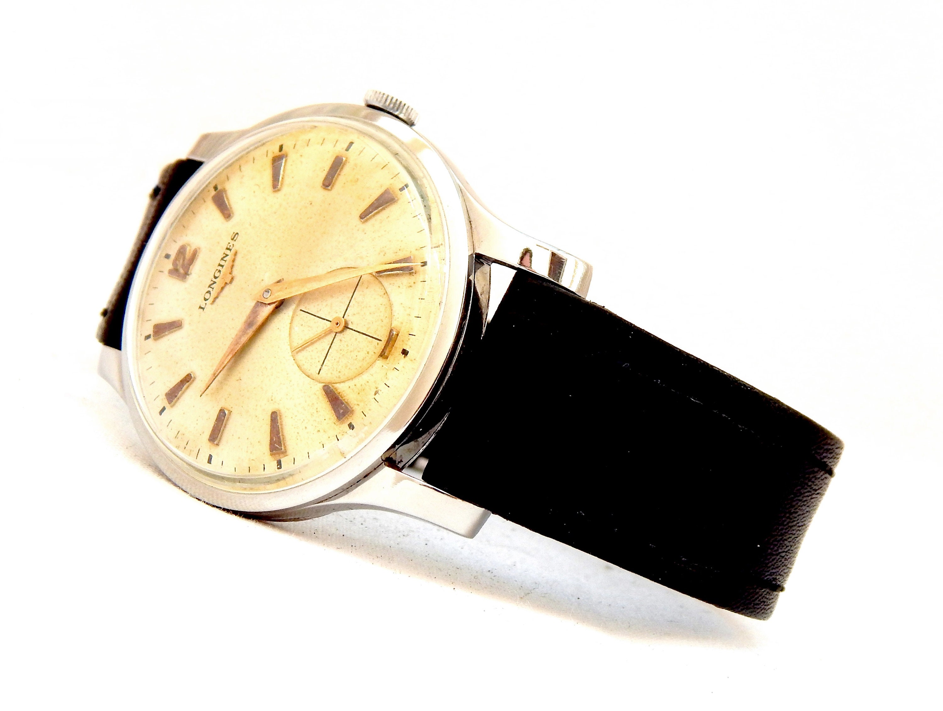 Vintage Watch, Watch LONGINES, Ref 7117-1, Hand Winding, Case