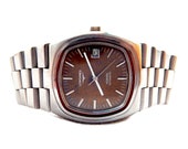 Vintage Watch, LONGINES Admiral, Automatic, Self winding, 1970c, Case Stainless Steel 38mm, Men, Working Gift Birthday, Anniversary Unisex