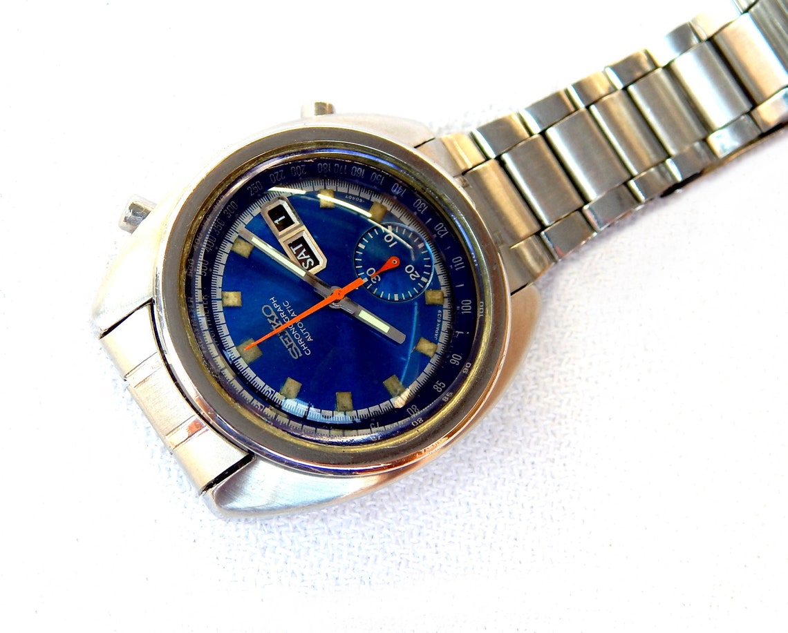 Vintage Watch SEIKO Chronograph Self winding Ref 6139 6012 | Etsy