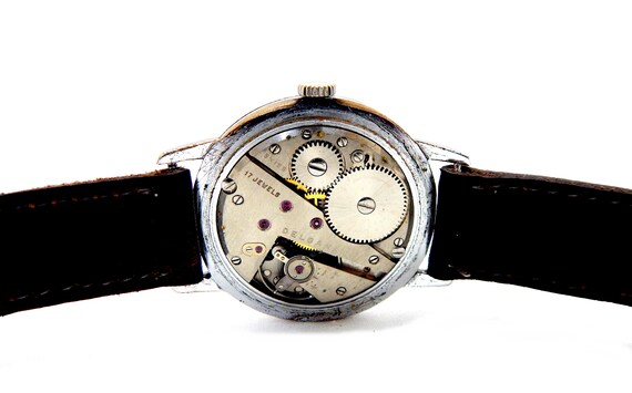 Vintage Watch Watch DELBANA Hand Winding Watch Men Case