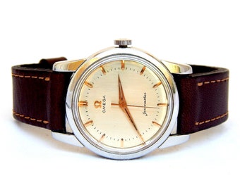 Orologio Vintage, Orologio OMEGA, Omega Seamaster, Referenza 2759, Carica Manuale, 1950c, Cassa Acciaio Inossidabile, 34 mm, Regalo Compleanno, Orologio VaN