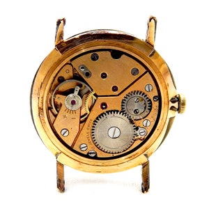Vintage Watch, Watch RENIS, Watch Mechanic, Watch Men, Case Gold Plated, 31mm, 1950c, Working, Gift Birthday, Anniversary, Watch Unisex L1 image 3