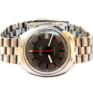 Watch OMEGA, Omega Geneve Chronograph, Ref 146.009, Hand Winding, Case Stainless Steel, 36mm, Watch Men, Gift Anniversary, Working Watch