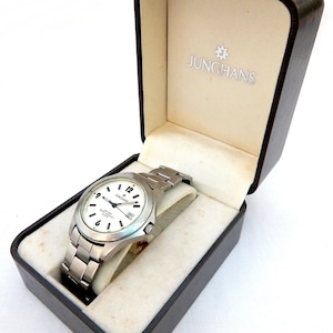 Vintage Watch, Watch JUNGHANS, Watch Quartz, Case Stainless Steel, 36mm, Watch Unisex, 1970c, Gift Anniversary, With Junghans Box