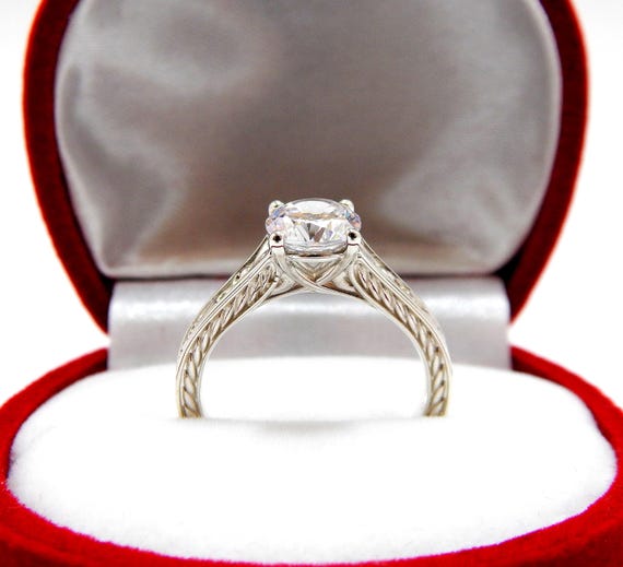 Ring Solid Silver, Faceted Brilliant, Designer Je… - image 5