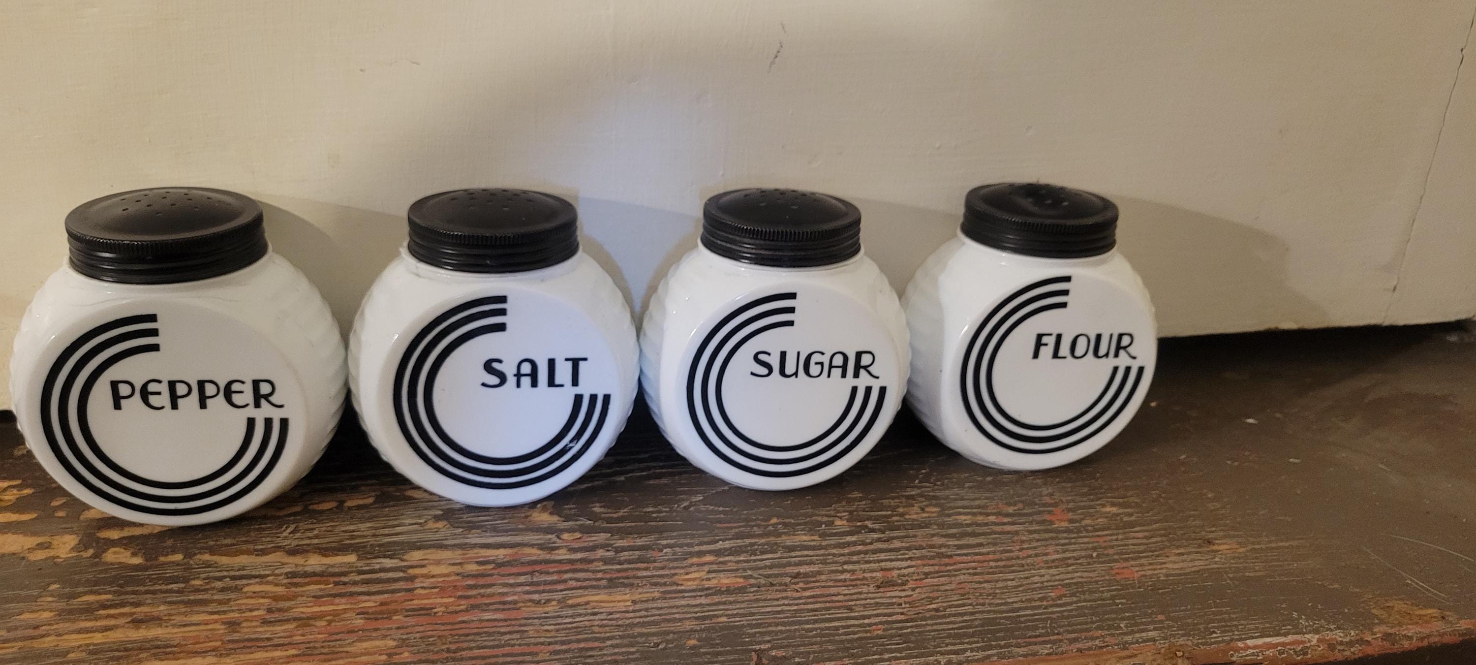 Fire King Salt and Pepper - Etsy