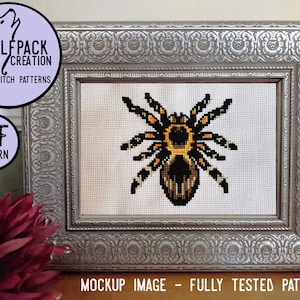 Tarantula Spider Cross Stitch Pattern