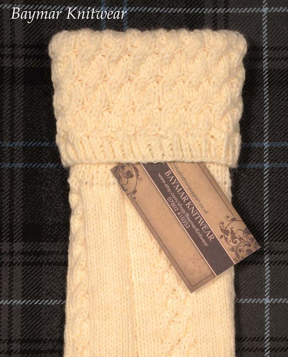 hand knit kilt hose