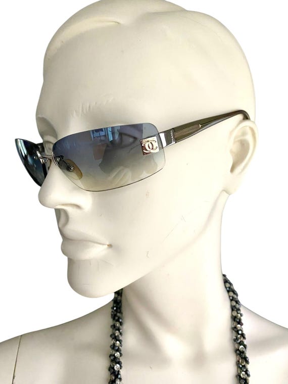 Chanel Rimless Sunglasses Ombre Lenses Chanel 4018 Rimless  display picture 3