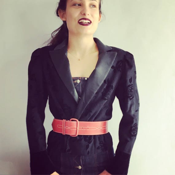 Vintage Nina Ricci jacket padded shoulders black j