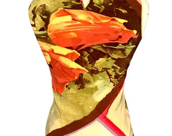 【JeanPaul GAULTIER 】Vネックデザイントップス 40イエロー il_fullxfull.6240950392_jc2j.jpg