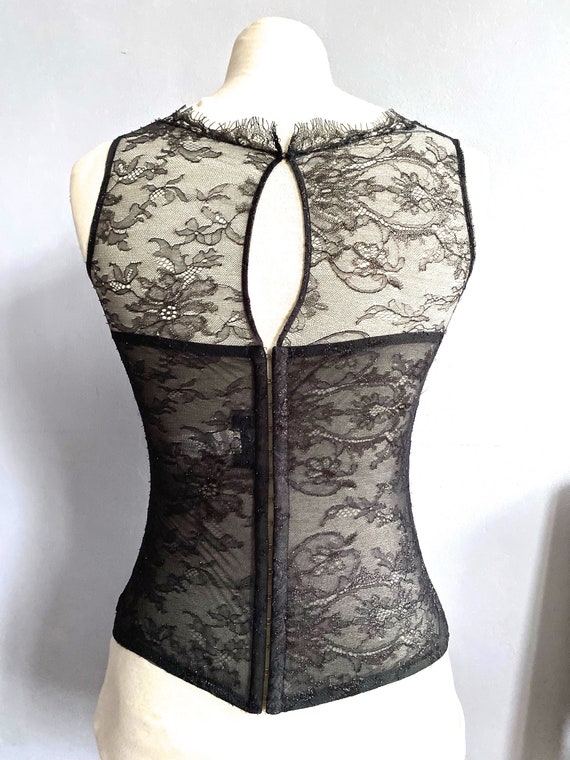 La Perla bustier La Perla sequin and lace boned c… - image 7