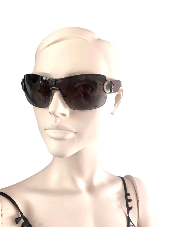 Dior Buckle 1 mask sunglasses Galliano Dior shiel… - image 2